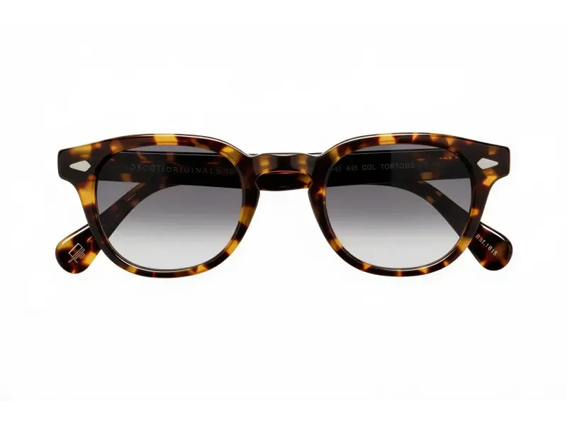 Moscot Lemtosh Base 2 Sun 49 Tort American Grey Fade