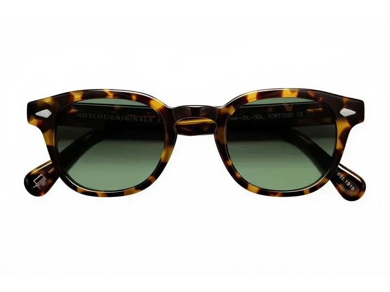 Moscot Lemtosh Base 2 Sun 49 Tortoise Forest Wood