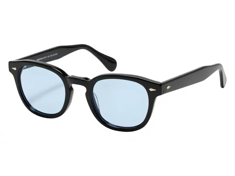 Moscot Lemtosh Base 2 Sun Black 46 Bel Air Blue Lens