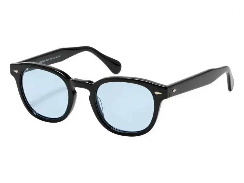 Moscot Lemtosh Base 2 Sun Black 46 Bel Air Blue Lens