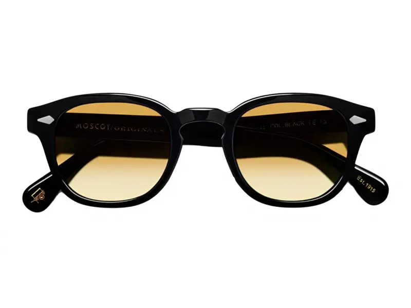 Moscot Lemtosh Base 2 Sun Black 46 Chestnut Fade