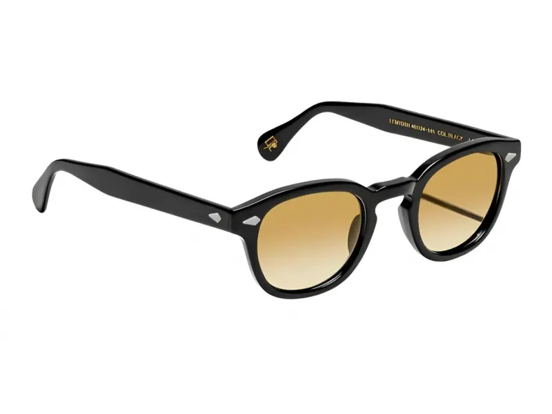 Moscot Lemtosh Base 2 Sun Black 46 Chestnut Fade
