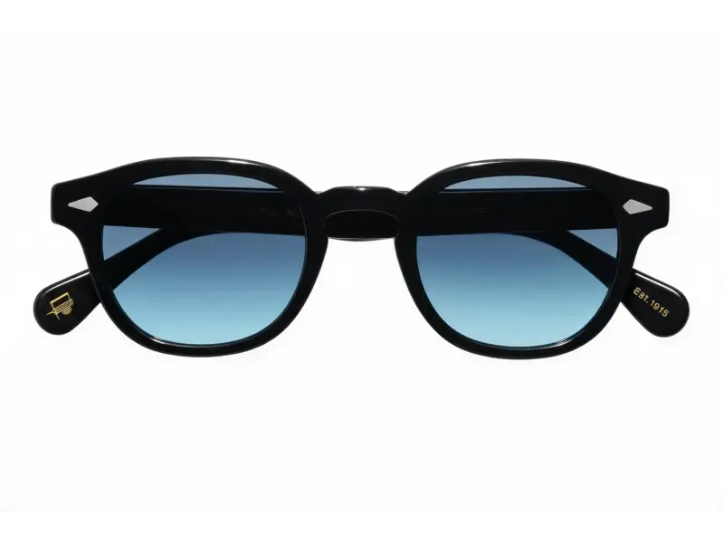 Moscot Lemtosh Base 2 Sun Black 46 Denim Blue