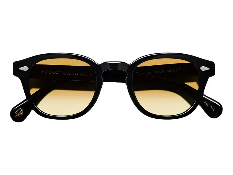 Moscot Lemtosh Base 2 Sun Black 49 Chestnut Fade