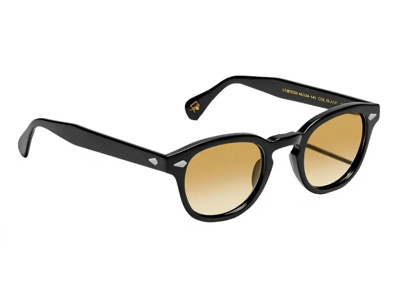 Moscot Lemtosh Base 2 Sun Black 49 Chestnut Fade