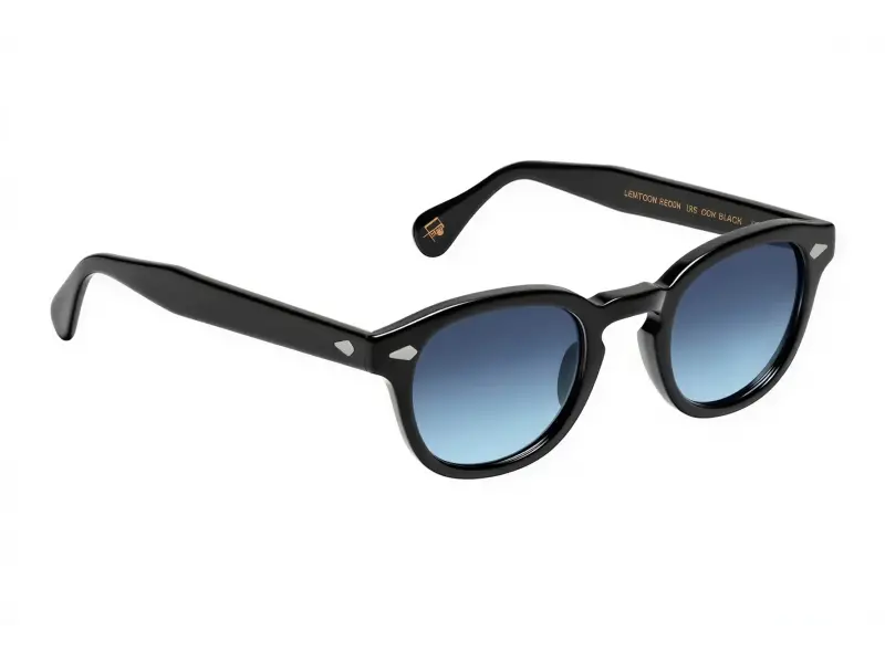 Moscot Lemtosh Base 2 Sun Black 49 Denim Blue
