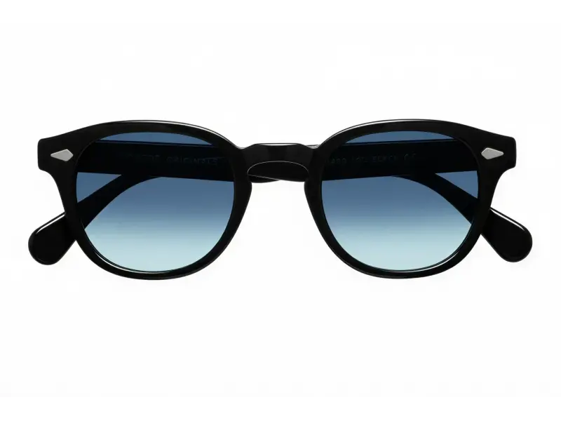 Moscot Lemtosh Base 2 Sun Black 49 Denim Blue