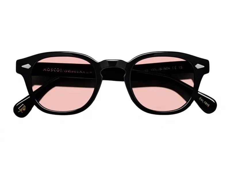 Moscot Lemtosh Base 2 Sun Black 49 Ny Rose
