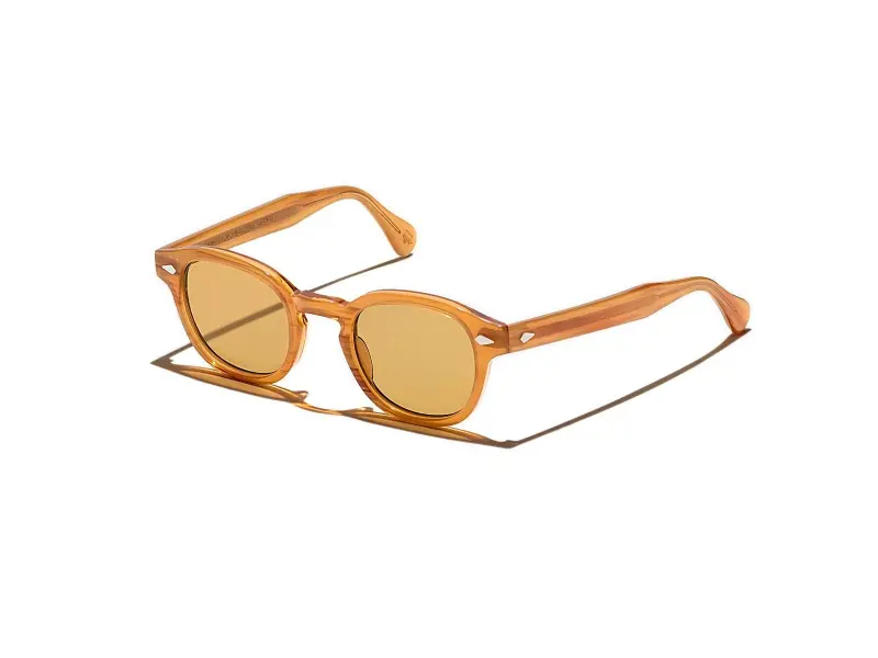 Moscot Lemtosh Base 2 Sun Blonde 46 Amber