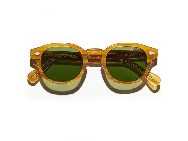 Moscot Lemtosh Base 2 Sun Emerald 46 Forest Wood
