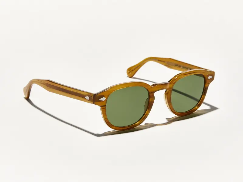 Moscot Lemtosh Base 2 Sun Emerald 46 Forest Wood
