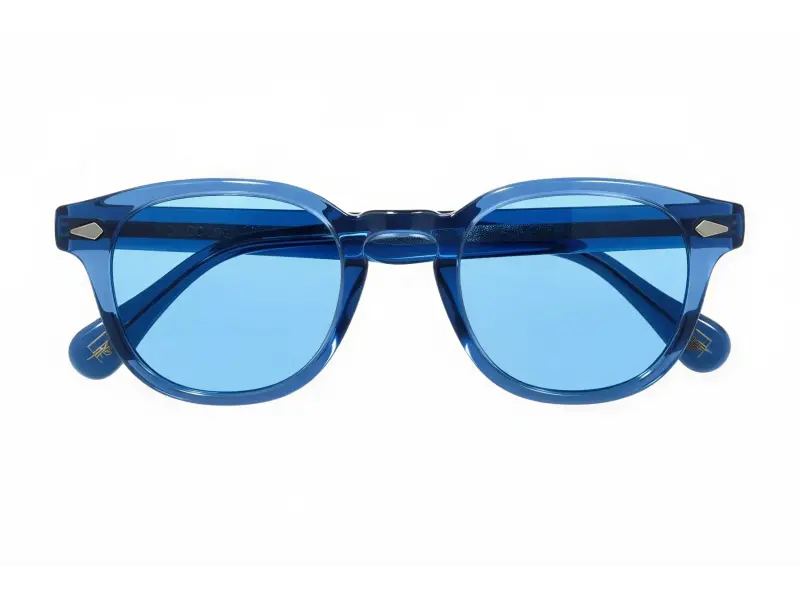 Moscot Lemtosh Base 2 Sun Sapphire 46 Celebrity Blue