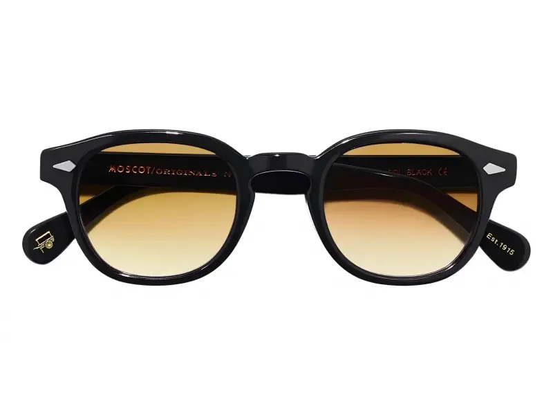 Moscot Lemtosh Black 46 Chestnut Fade
