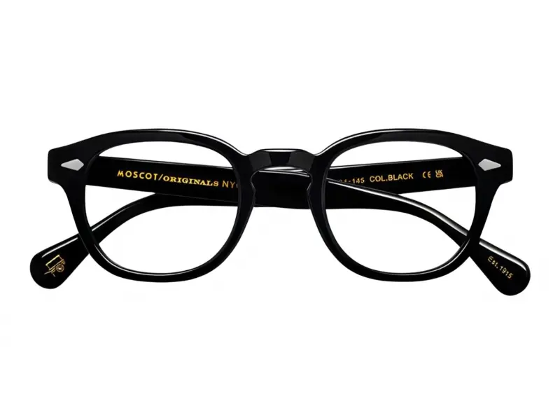 Moscot Lemtosh Black 52 Demo Lenses