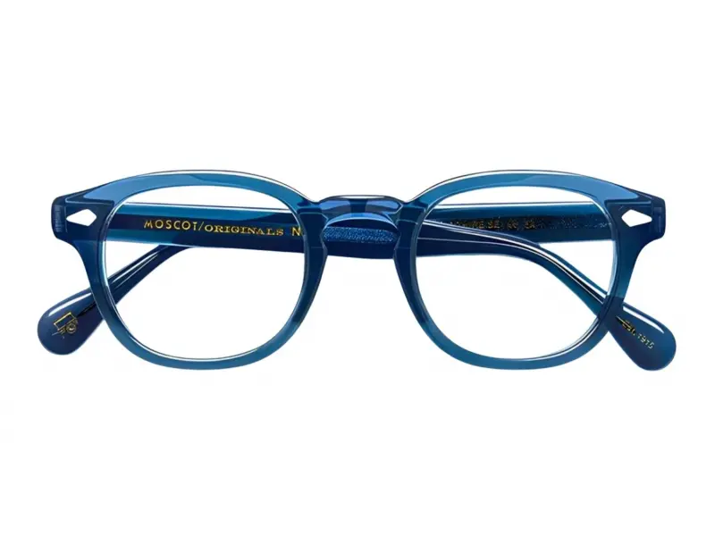 Moscot Lemtosh Sapphire 46 Demo Lenses