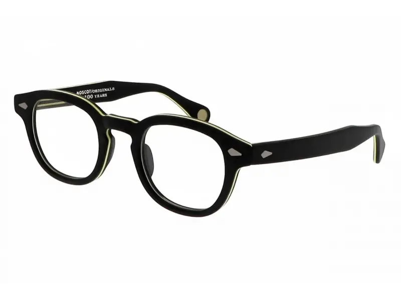 Moscot Lemtosh Smart Matte Black-Yellow 46