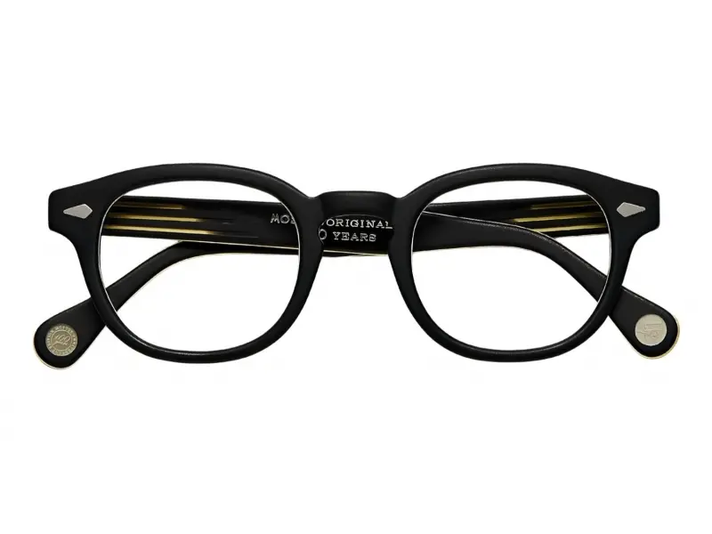 Moscot Lemtosh Smart Matte Black/Yellow 49