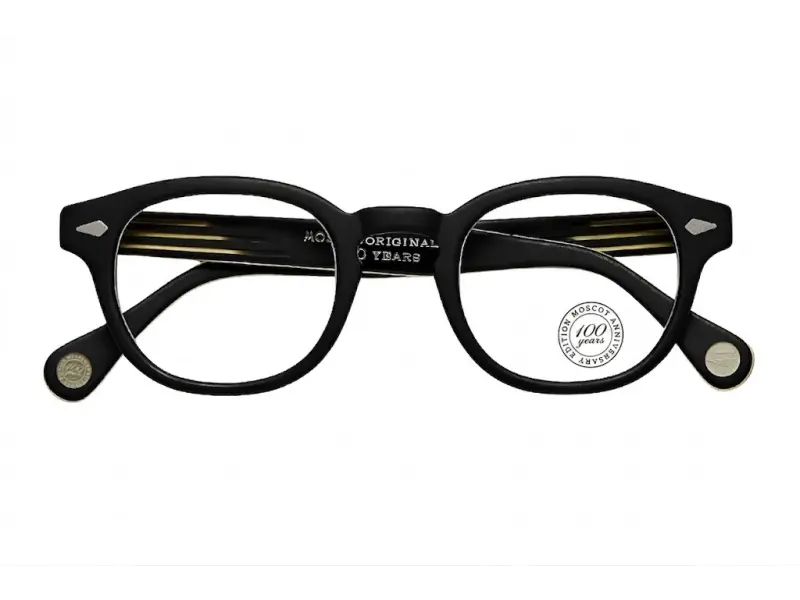 Moscot Lemtosh Smart Matte Black/Yellow 49