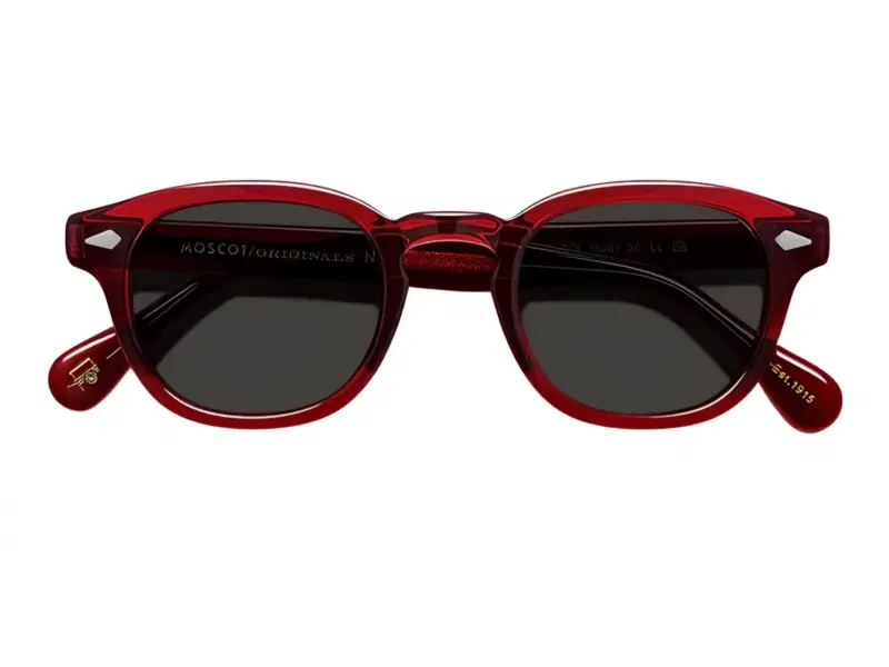 Moscot Lemtosh Sun 46 Ruby Grey