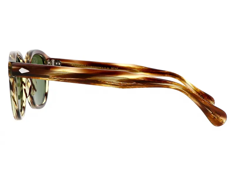 Moscot Lemtosh Sun 49 Bamboo Calibar Green