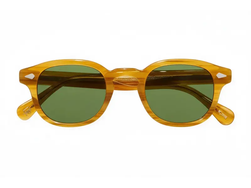 Moscot Lemtosh Sun Blonde 49 Calibar Green