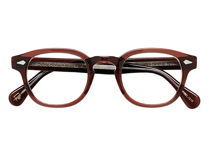 Moscot Lemtosh Umber Crystal 49