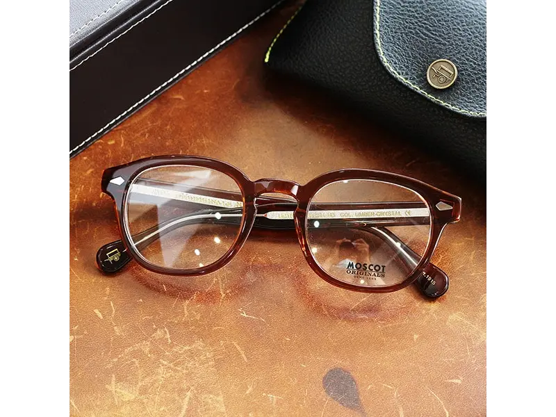 Moscot Lemtosh Umber Crystal 49