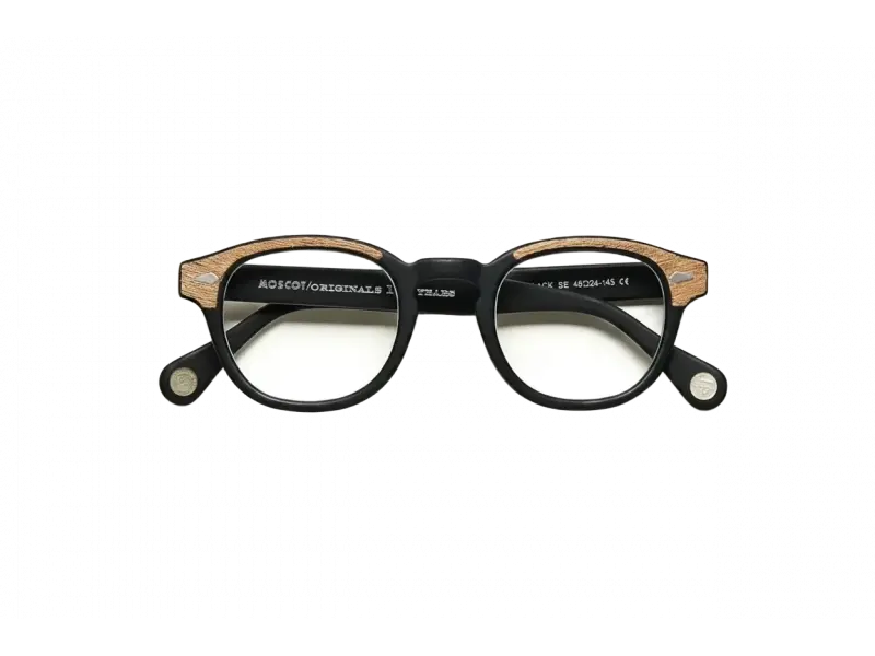 Moscot Lemtosh Wood Matte Black-Wood 46