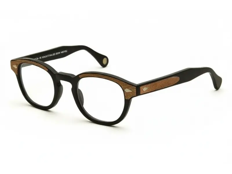 Moscot Lemtosh Wood Matte Black-Wood 46