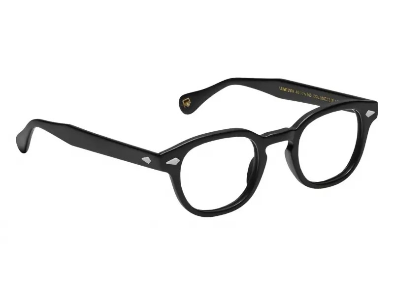 Moscot Les Matte Black 47