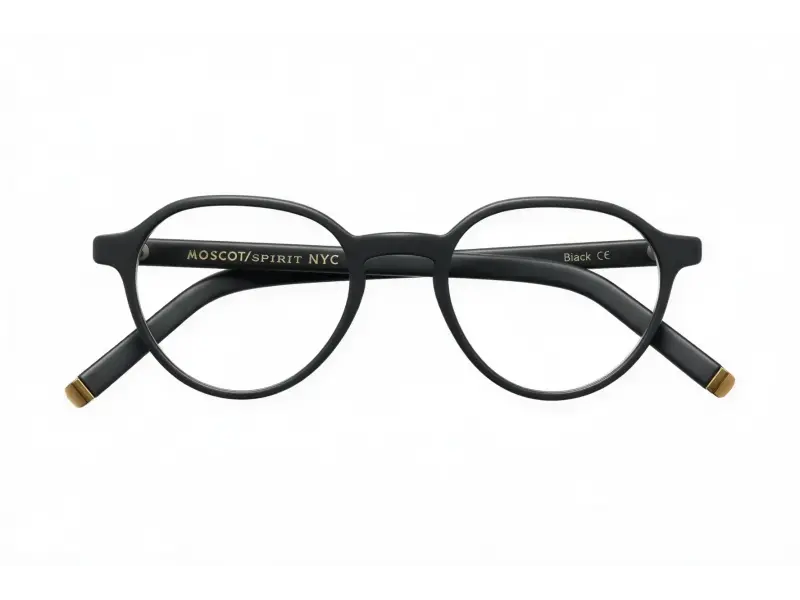 Moscot Les Matte Black 50