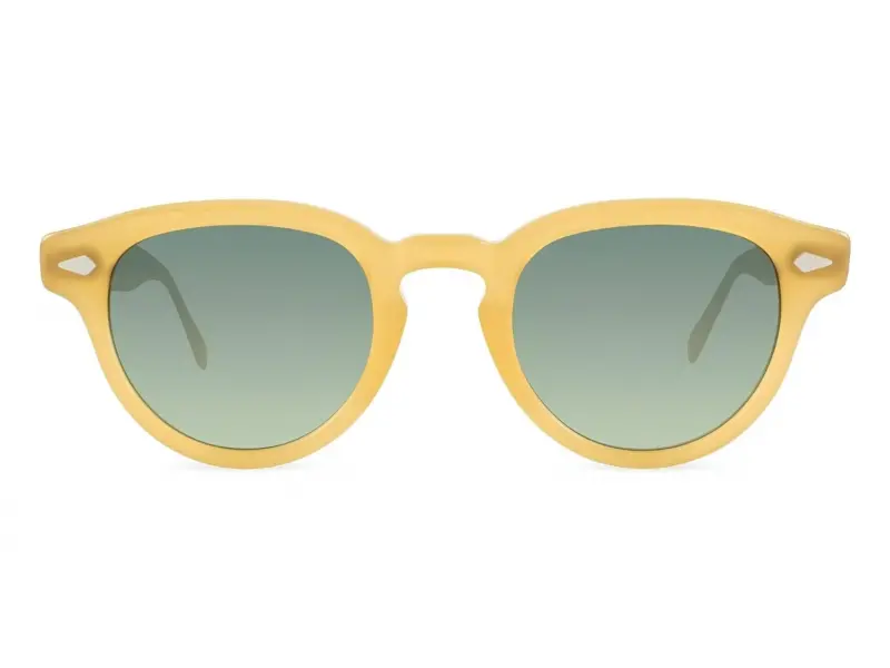 Moscot Maydela Sun 46 Olive Brown Chestnut Fade