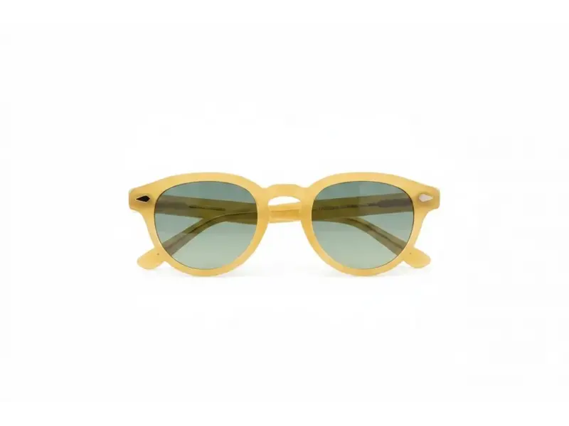 Moscot Maydela Sun 46 Olive Brown Chestnut Fade