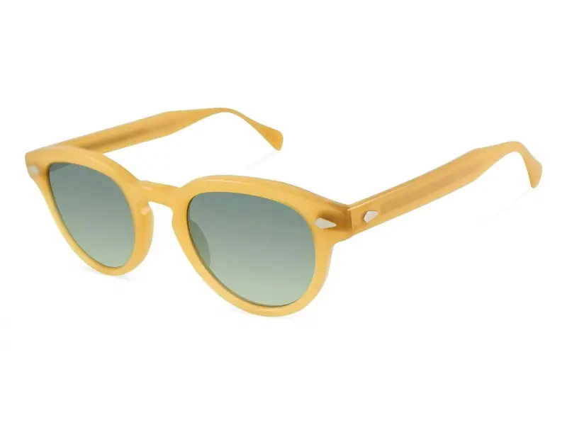 Moscot Maydela Sun 46 Olive Brown Chestnut Fade