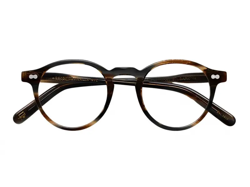 Moscot Miltzen Bark 46 Demo Lenses