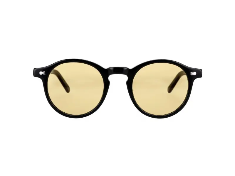 Moscot Miltzen Base 2 Sun 46 Black Amber Lenses