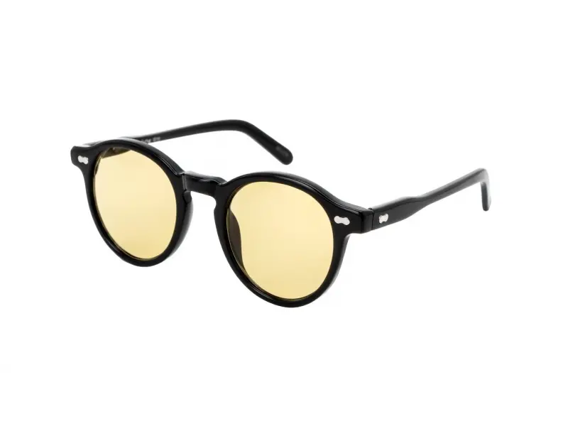Moscot Miltzen Base 2 Sun 46 Black Amber Lenses