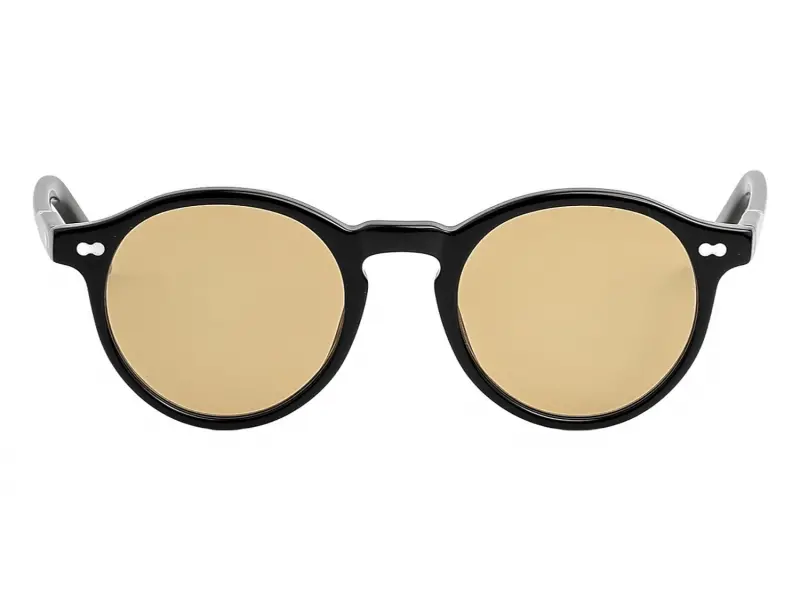 Moscot Miltzen Base 2 Sun 46 Black Chestnut Fade Lns
