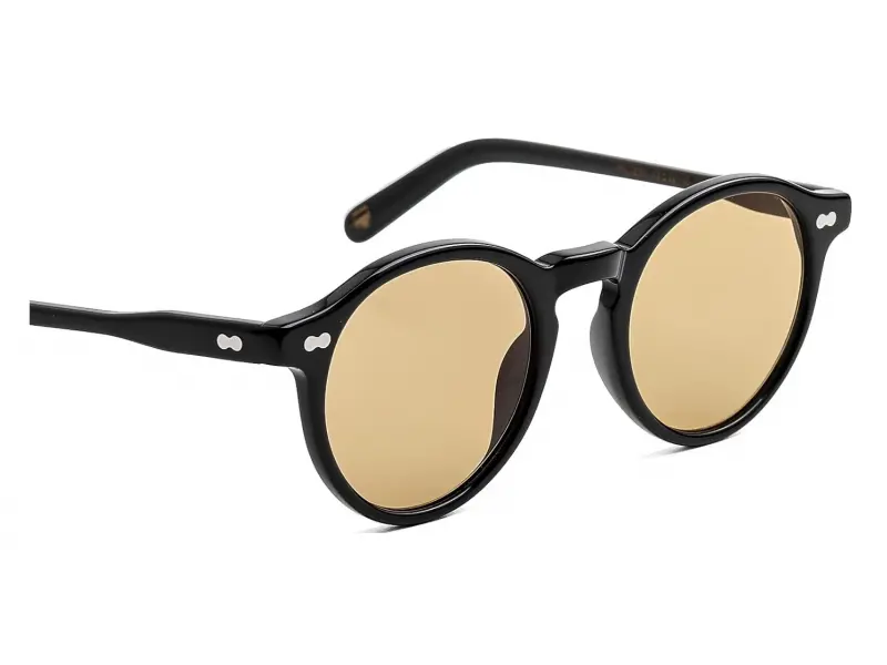 Moscot Miltzen Base 2 Sun 46 Black Chestnut Fade Lns