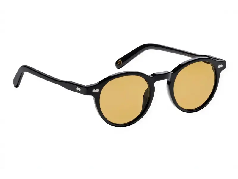 Moscot Miltzen Base 2 Sun 46 Black Chestnut Fade Lns