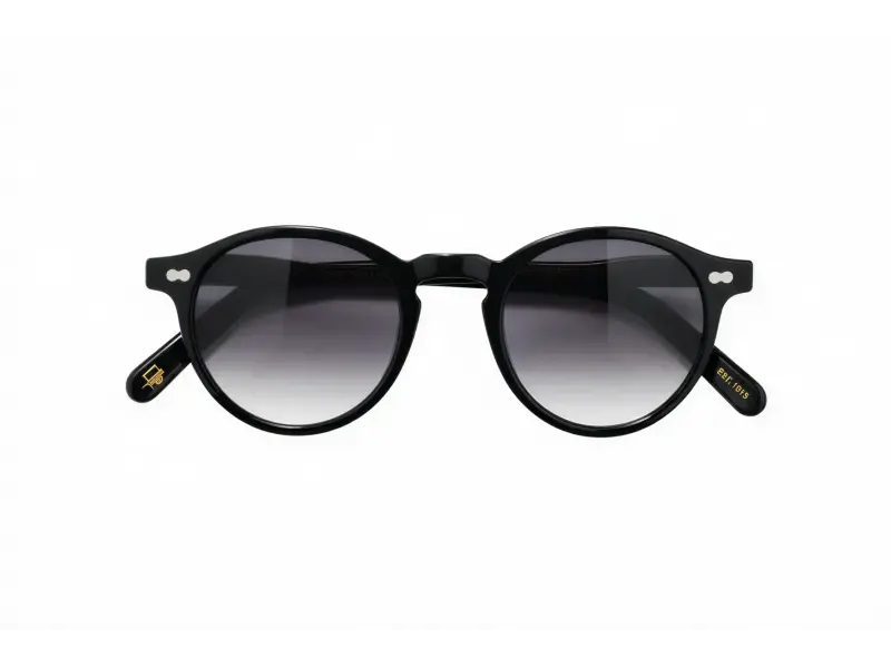 Moscot Miltzen Base 2 Sun Black 46 American Grey Fade
