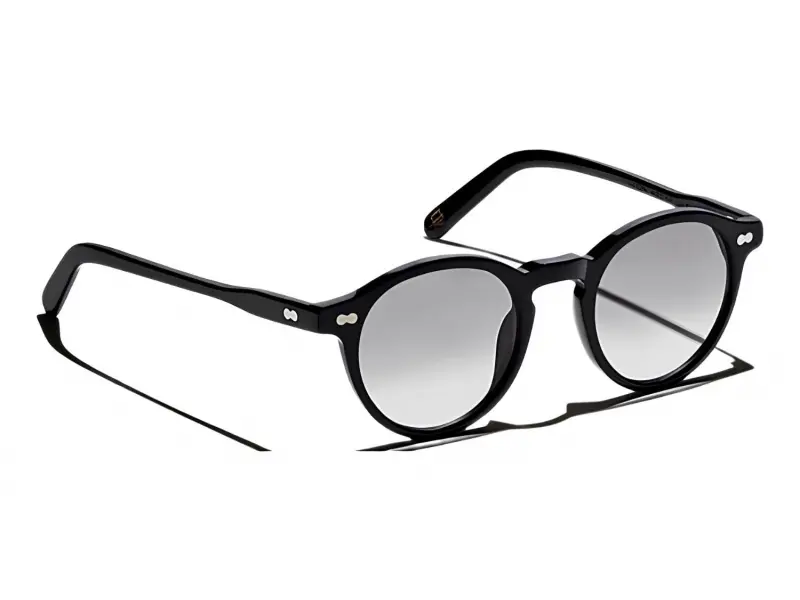 Moscot Miltzen Base 2 Sun Black 49 American Grey Fade