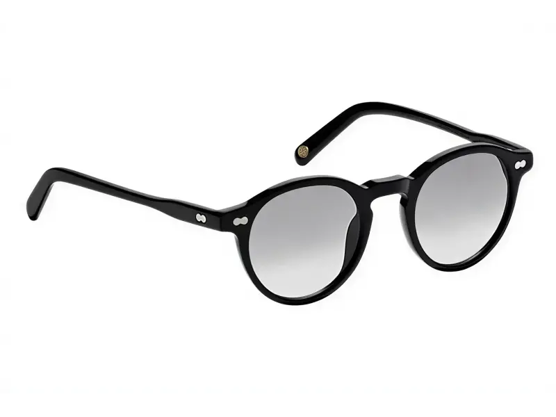 Moscot Miltzen Base 2 Sun Black 49 American Grey Fade