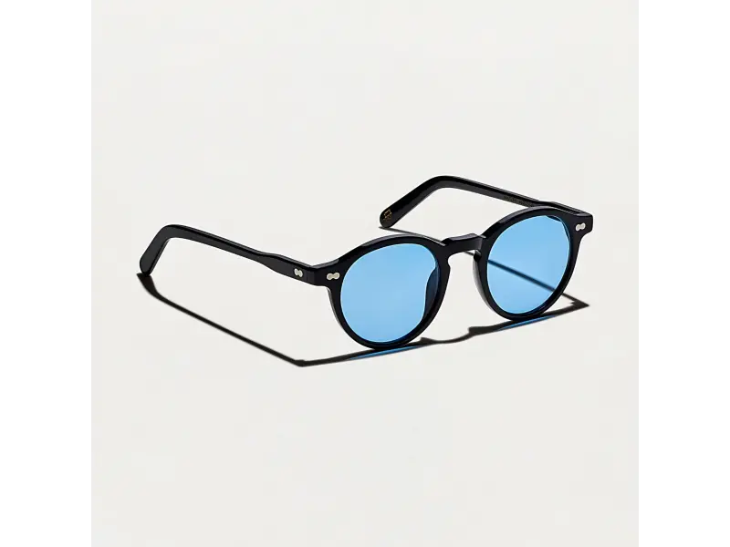 Moscot Miltzen Base 2 Sun Black Celebrity Blue 49