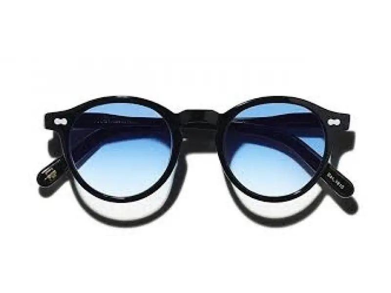 Moscot Miltzen Base 2 Sun Black Celebrity Blue 49