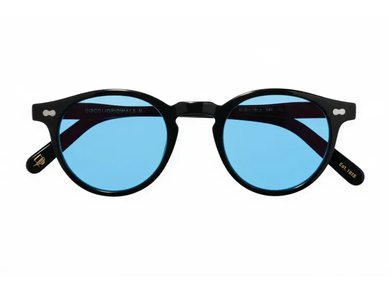 Moscot Miltzen Base 2 Sun Black Celebrity Blue 49