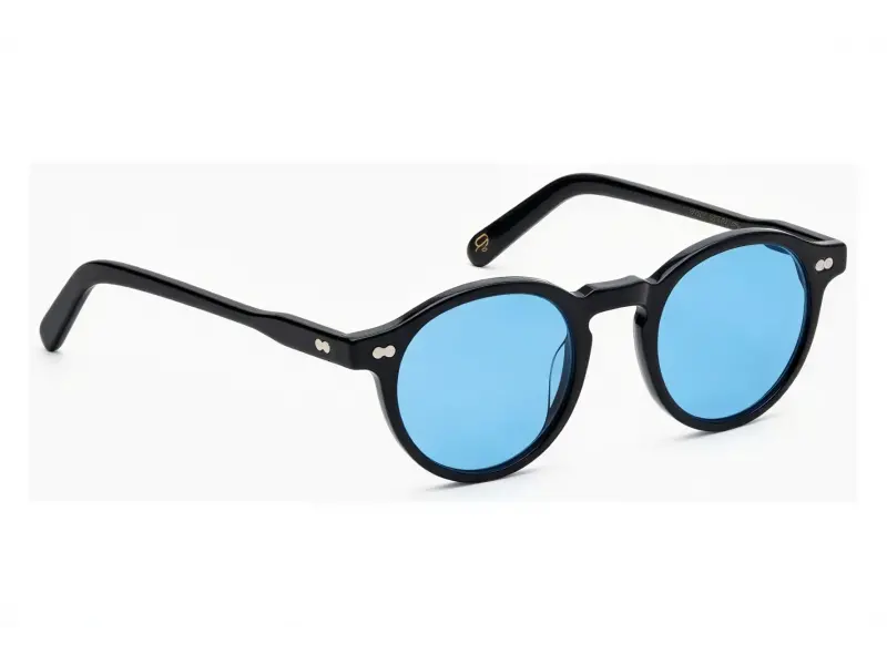 Moscot Miltzen Base 2 Sun Black Celebrity Blue 49
