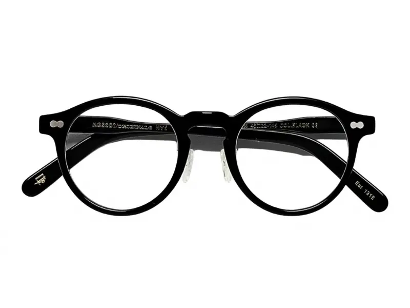 Moscot Miltzen Black 49 0200-01 MIL020049AC01