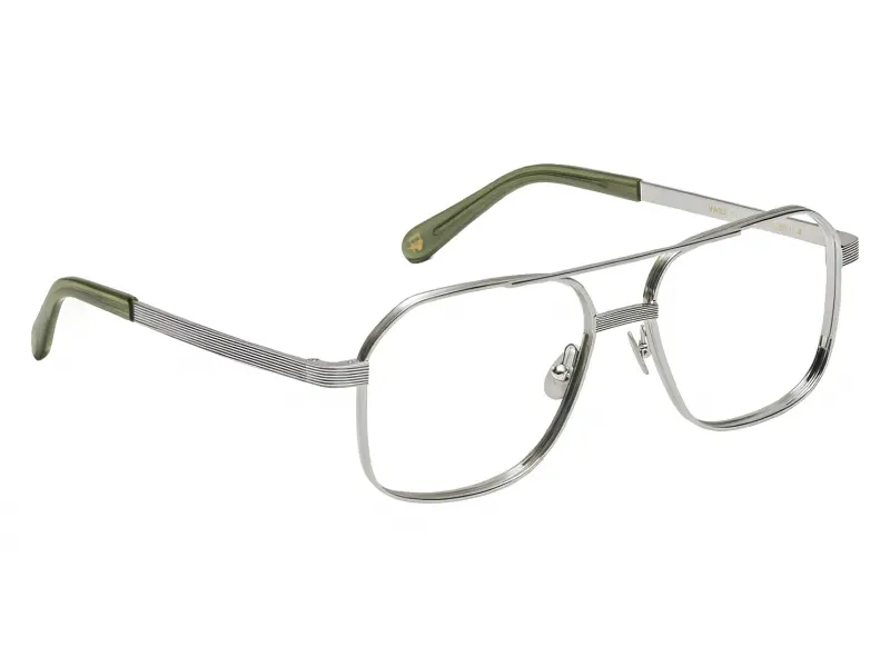 Moscot Mingle Sun 57 Silver Forest Wood