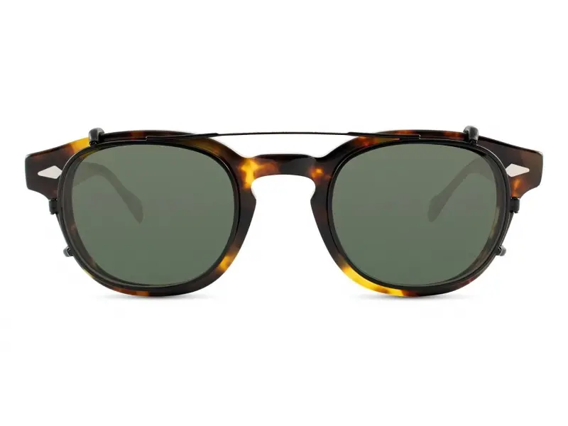 Moscot Moscot Cliptosh Clip On Matte Black 44 G15